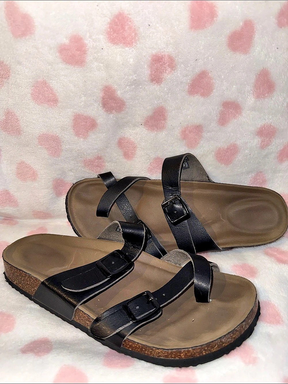 Madden girl Black & Brown Buckle Sandals